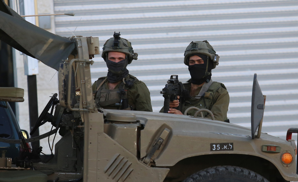 Image of Israeli military officer statement