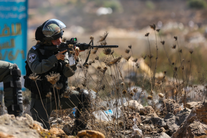 Image of Israeli military officer statement