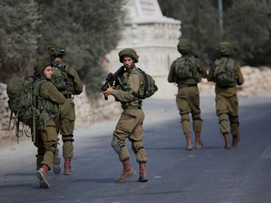Image of Israeli military officer statement