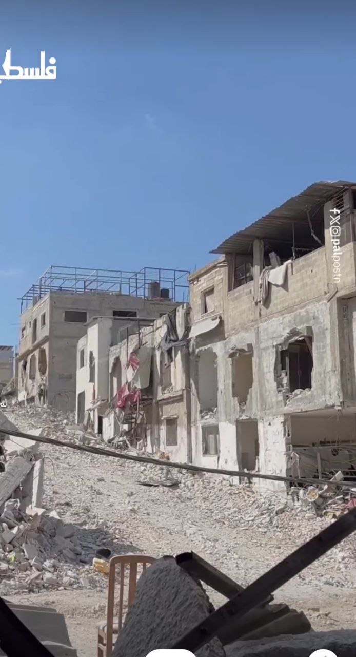 مخيم طولكرم خال من سكانه والدمار يعم المكان بعد 8 أشهر من العدوان