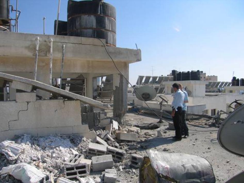 Image of Israeli military officer statement