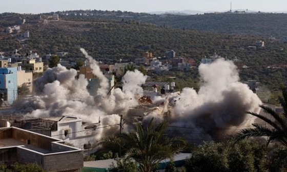 Image of Israeli military officer statement