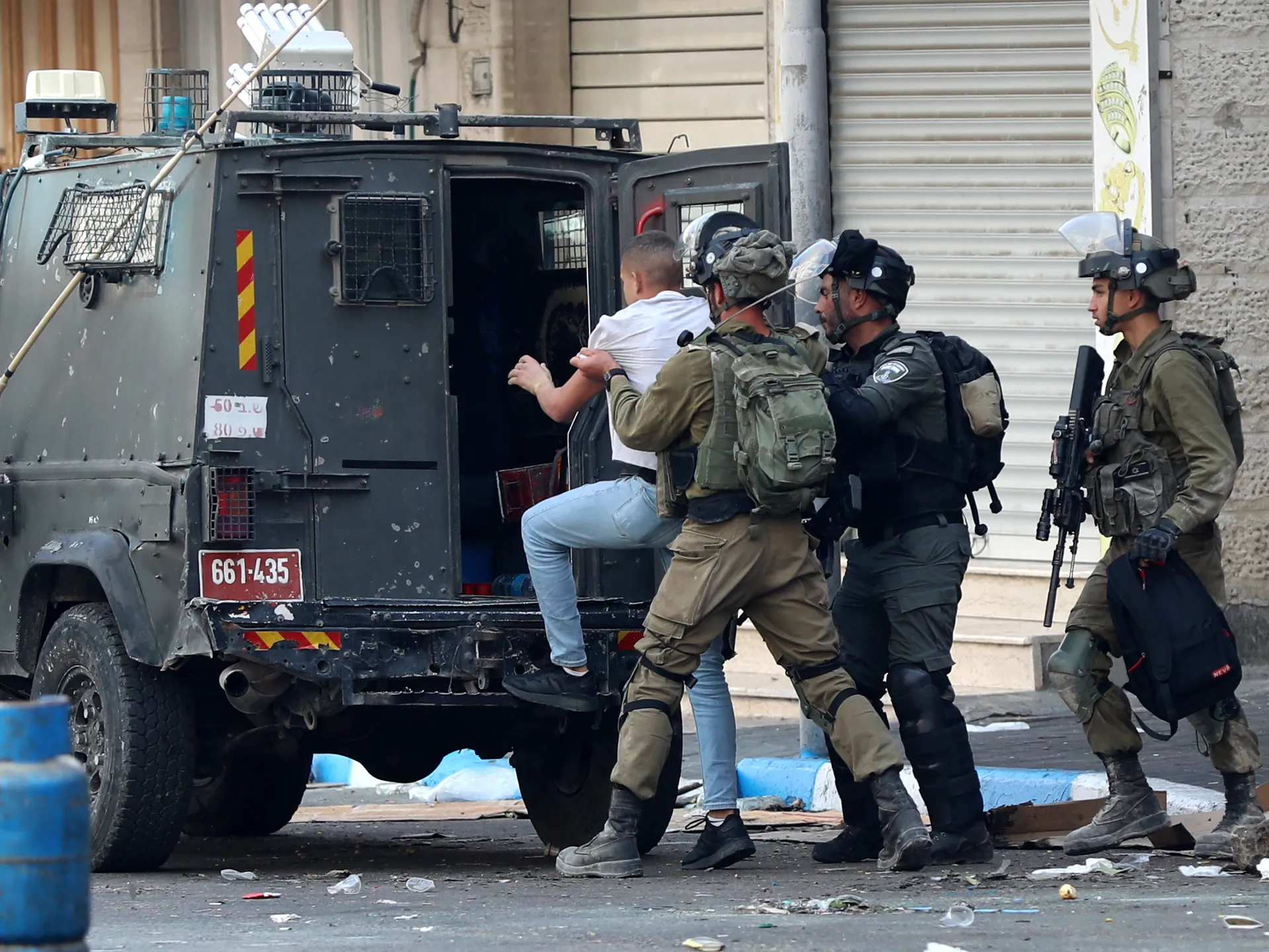 Image of Israeli military officer statement