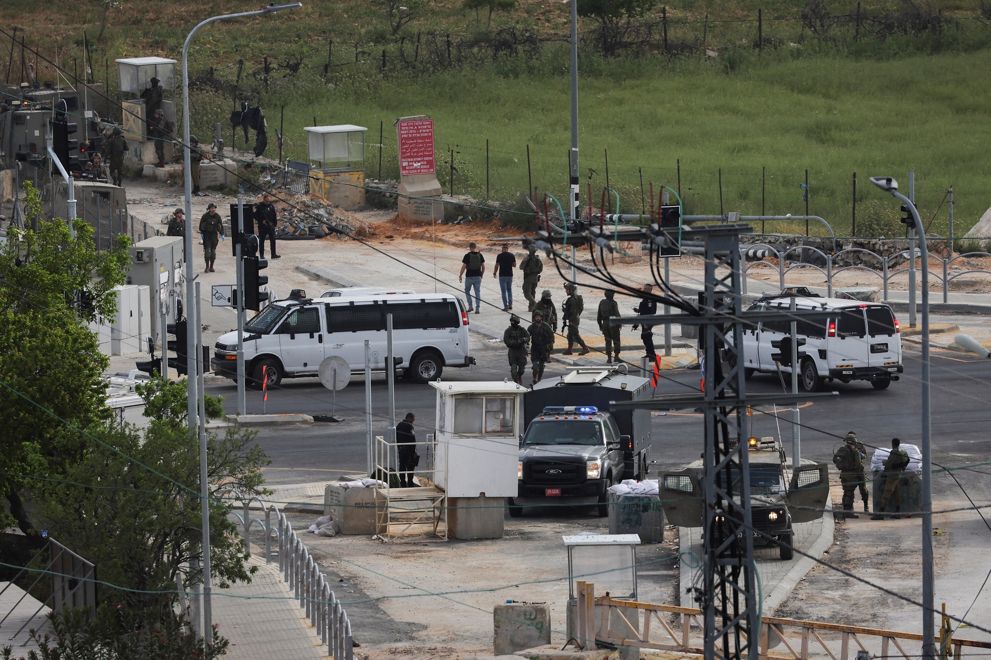 Image of Israeli military officer statement