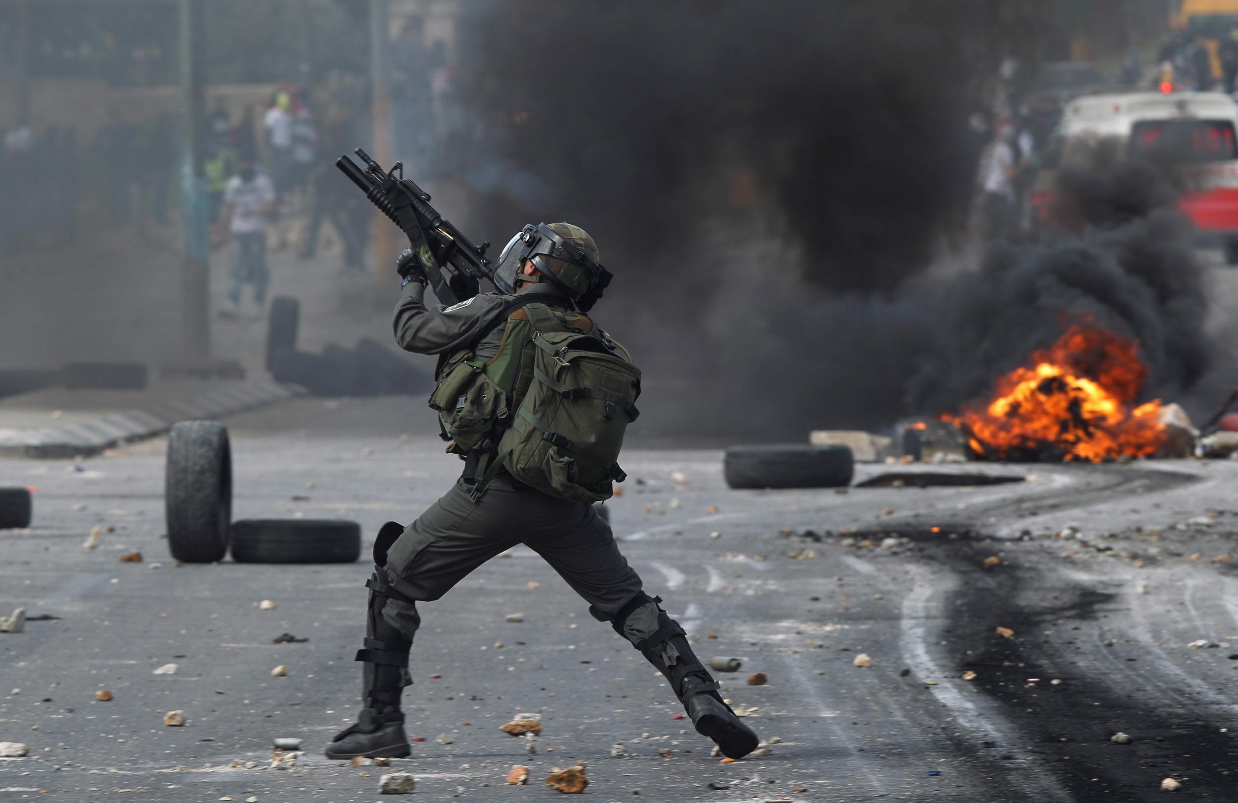 Image of Israeli military officer statement