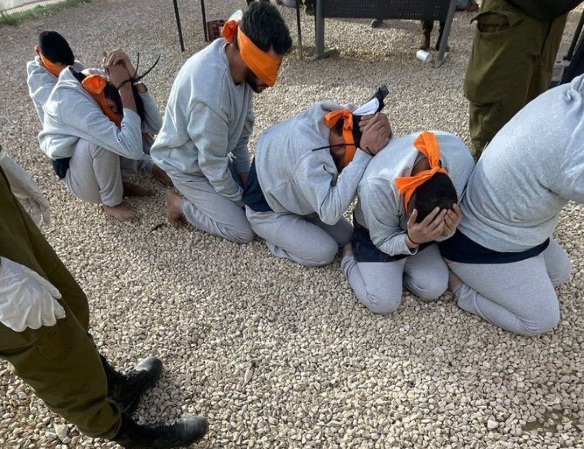Image of Israeli military officer statement